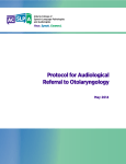 Protocol for Audiological Referral to Otolaryngology