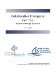 Collaborative Emergency Centres
