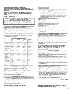 Risperdal Label