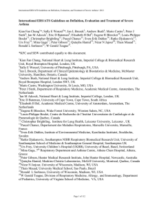 Severe asthma guidelines - American Thoracic Society