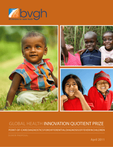 GlobAl HeAltH InnovAtIon QuotIent prIze