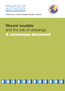 Wound exudate and the role of dressings - A
