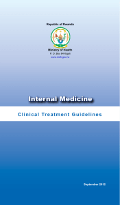 Internal Medicine - Ministry of Health