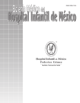 BOLETíN MÉDICO del HOSPITAL INFANTIL de MÉXICO