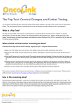 The Pap Test: Cervical Changes and Further Testing