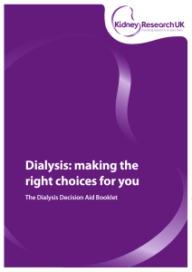 Dialysis Decision Aid booklet