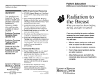 Radiation to the Breast - Health Online