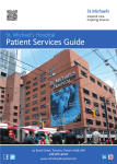 St. Michael`s Hospital Patient Services Guide