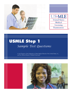 USMLE Step 1 - United States Medical Licensing Examination