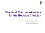 Practical Pharmacokinetics for the Bedside Clinician
