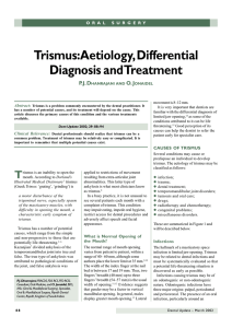 Trismus - Exodontia.Info Home Page