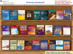 Pharmacy Bookshelf Click here to see more titles…