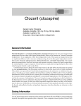 Clozaril (clozapine)