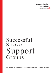 Successful Stroke Support Groups