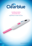 Clearblue Digital OvulatiOn test