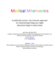 Medical Mnemonics - St. Michael`s Hospital