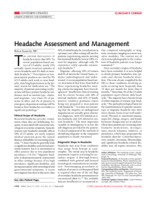 Headache Assessment and Management