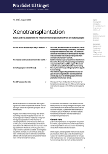 Xenotransplantation