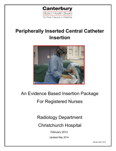 PICC nurse inserter package