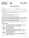 Barium Enema Instructions