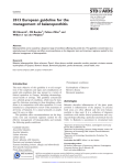 2013 European guideline for the management of balanoposthitis