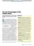 The pH of beverages in the United States