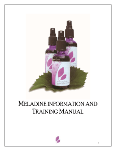 Meladine Training Manual