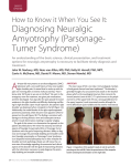 Diagnosing Neuralgic Amyotrophy (Parsonage