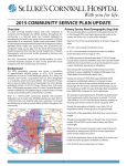 2015 community service plan update