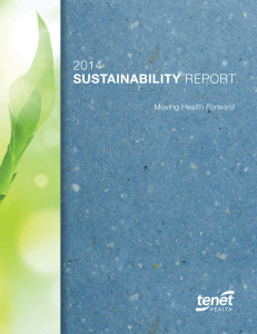 2014 sustainability report