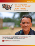 Hmong American Older Adults - Geriatrics