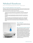 Nebulized Glutathione - sunrise health services