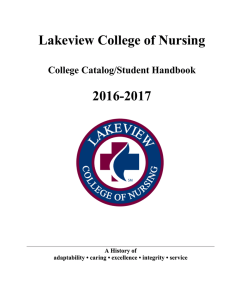 Lakeview College of Nursing 2016-2017