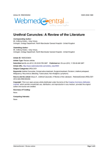 Urethral Caruncles: A Review of the Literature