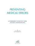 PREVENTING MEDICAL ERRORS