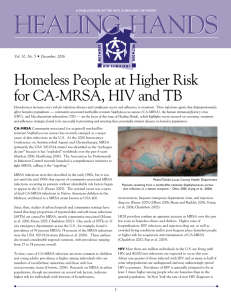 Homeless People at Higher Risk for CA