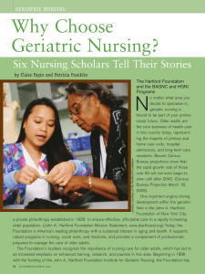 Why Choose Geriatric Nursing? - National Student Nurses Association