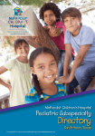 Pediatric Subspecialty Directory