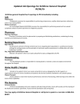 Updated Job Openings for Ochiltree General Hospital! 07/02/15 Lab