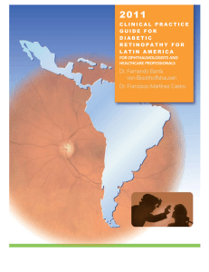 2011 clinical practice guide for diabetic retinopathy for latin america