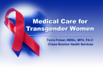 Medical Care for Transgender Women