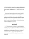 The sticky platelet syndrome during carotid endarterectomy