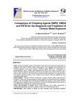 Comparison of Chelating Agents DMPS, DMSA and EDTA for the