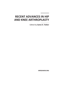 recent advances in hip and knee arthroplasty