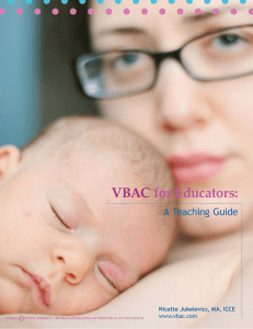 VBAC for Educators