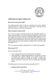 Porphyria Cutanea Tarda (PCT) Patient Information Leaflet