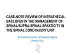 case-note review of intrathecal baclofen in the management of