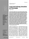 Cranial electrotherapy stimulation and fibromyalgia