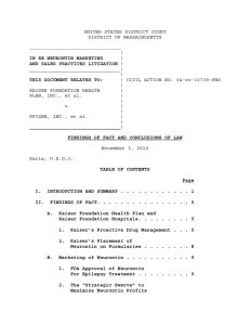 Pfizer Guitly of Violating California Unfair Competition Law