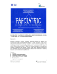 PAEDIATRIC GASTRO-OESOPHAGEAL REFLUX DISEASE (GERD